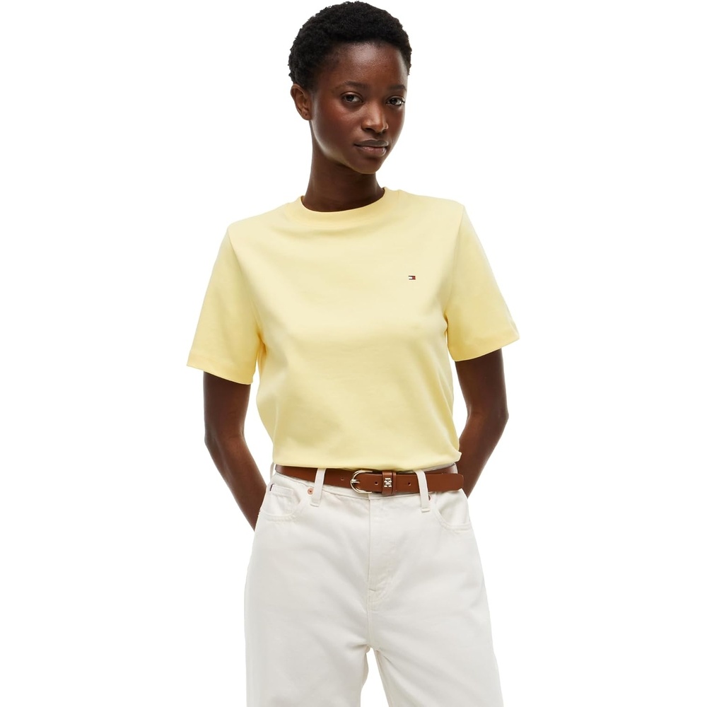 image:imageTommy Hilfiger Womens Short Sleeve Cotton Graphic Logo Crew Neck TShirtsCitronellaFlag