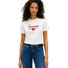 Ecru / Red Tommy Heart