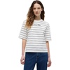 Fine Stripe Ecru / Dark Night Navy