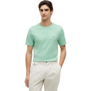 Tommy Hilfiger Men’s Short Sleeve Cotton Crewneck T-Shirts in Regular Fit(Cut Grass)