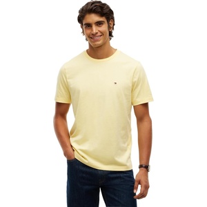 Tommy Hilfiger Men’s Short Sleeve Cotton Crewneck T-Shirts in Regular Fit(Light Daffodil)