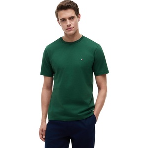 Tommy Hilfiger Men’s Short Sleeve Cotton Crewneck T-Shirts in Regular Fit(Street Green)