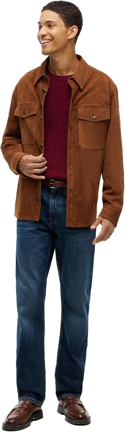 image:imageTommy Hilfiger Mens Cable Knit Crewneck Sweater Lightweight PulloverBurgundy