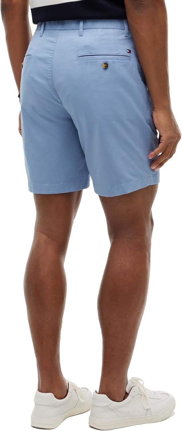 image:imageTommy Hilfiger Mens Casual Cotton Shorts 8 Inch with StretchBrisk Blue