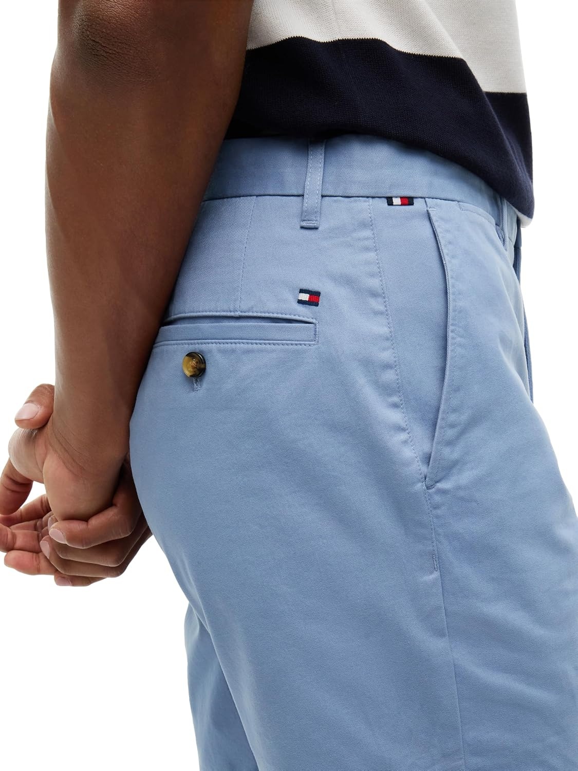image:imageTommy Hilfiger Mens Casual Cotton Shorts 8 Inch with StretchBrisk Blue