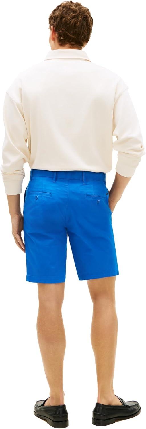 image:imageTommy Hilfiger Mens Casual Cotton Shorts 95 Inch with Stretch Also Available in Big and TallBlue Orbit