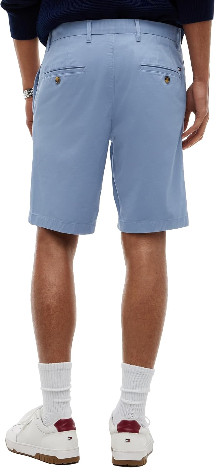 image:imageTommy Hilfiger Mens Casual Cotton Shorts 95 Inch with Stretch Also Available in Big and TallBrisk Blue