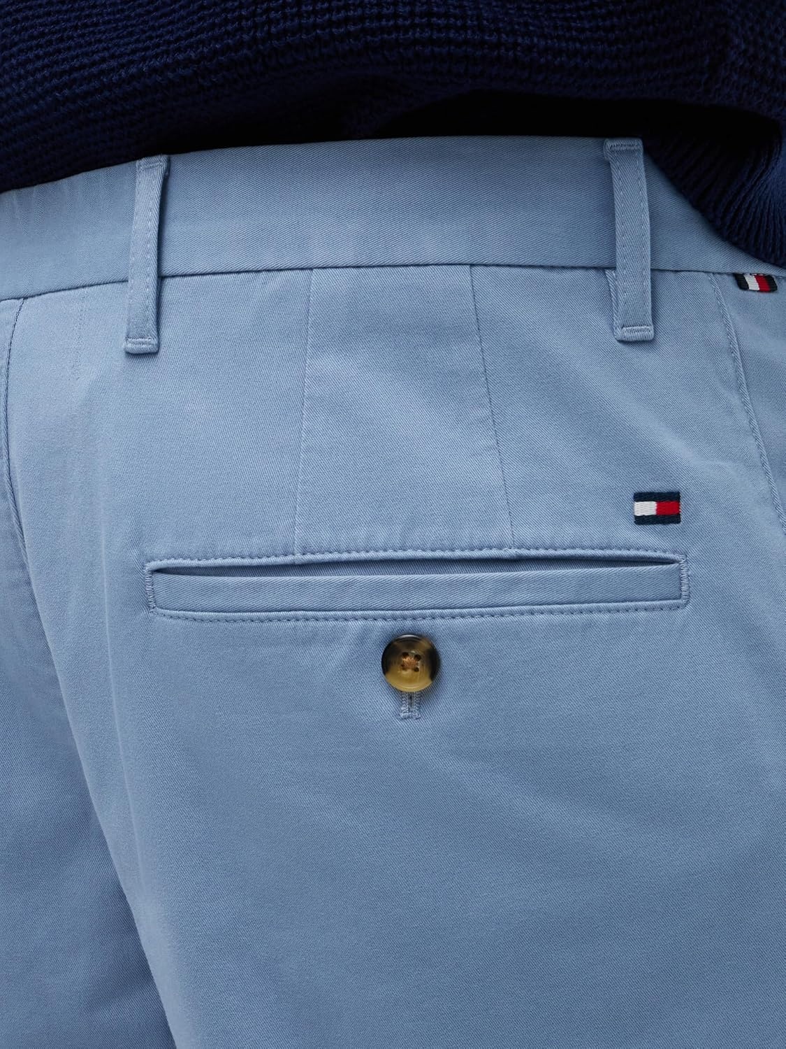 image:imageTommy Hilfiger Mens Casual Cotton Shorts 95 Inch with Stretch Also Available in Big and TallBrisk Blue
