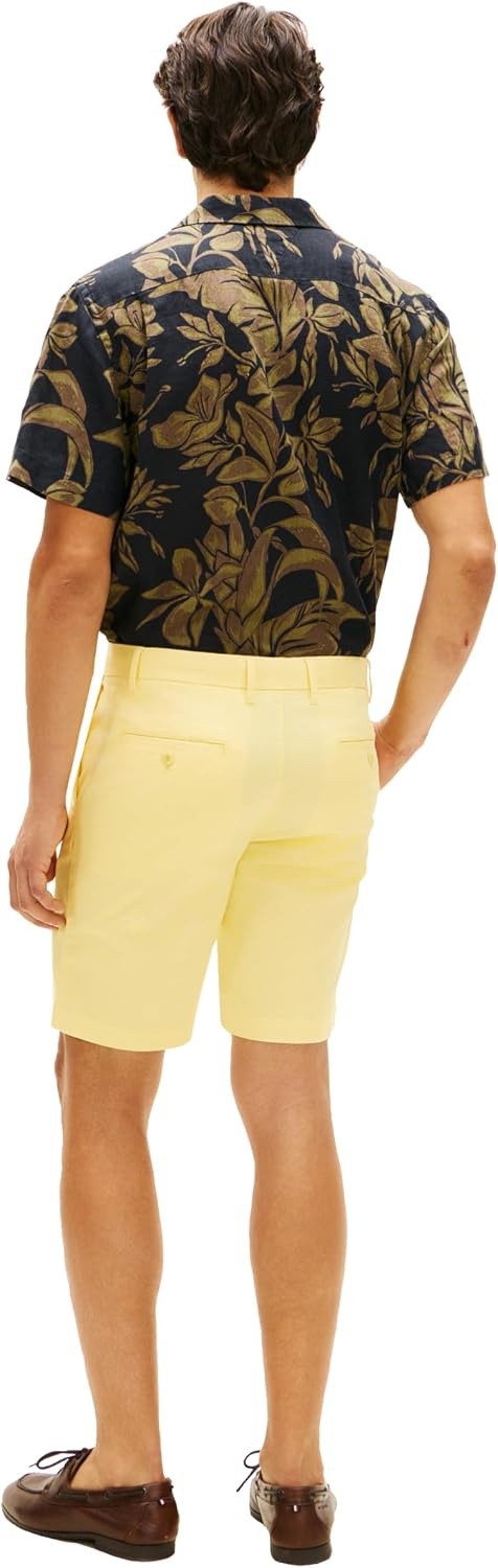 image:imageTommy Hilfiger Mens Casual Cotton Shorts 95 Inch with Stretch Also Available in Big and TallCitronella