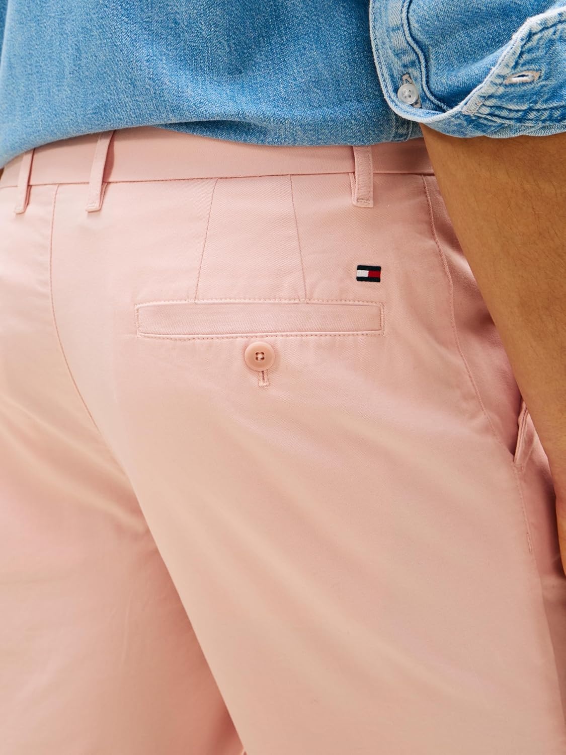 image:imageTommy Hilfiger Mens Casual Cotton Shorts 95 Inch with Stretch Also Available in Big and TallDelicate Petal