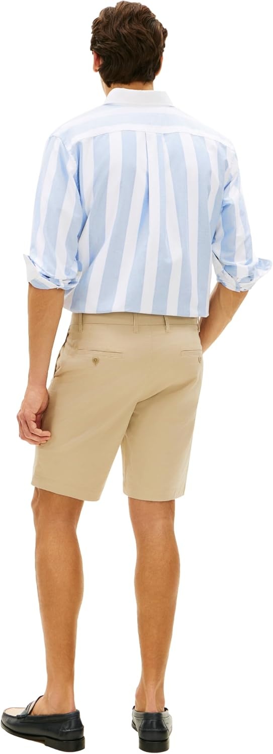 image:imageTommy Hilfiger Mens Casual Cotton Shorts 95 Inch with Stretch Also Available in Big and TallSandalwood