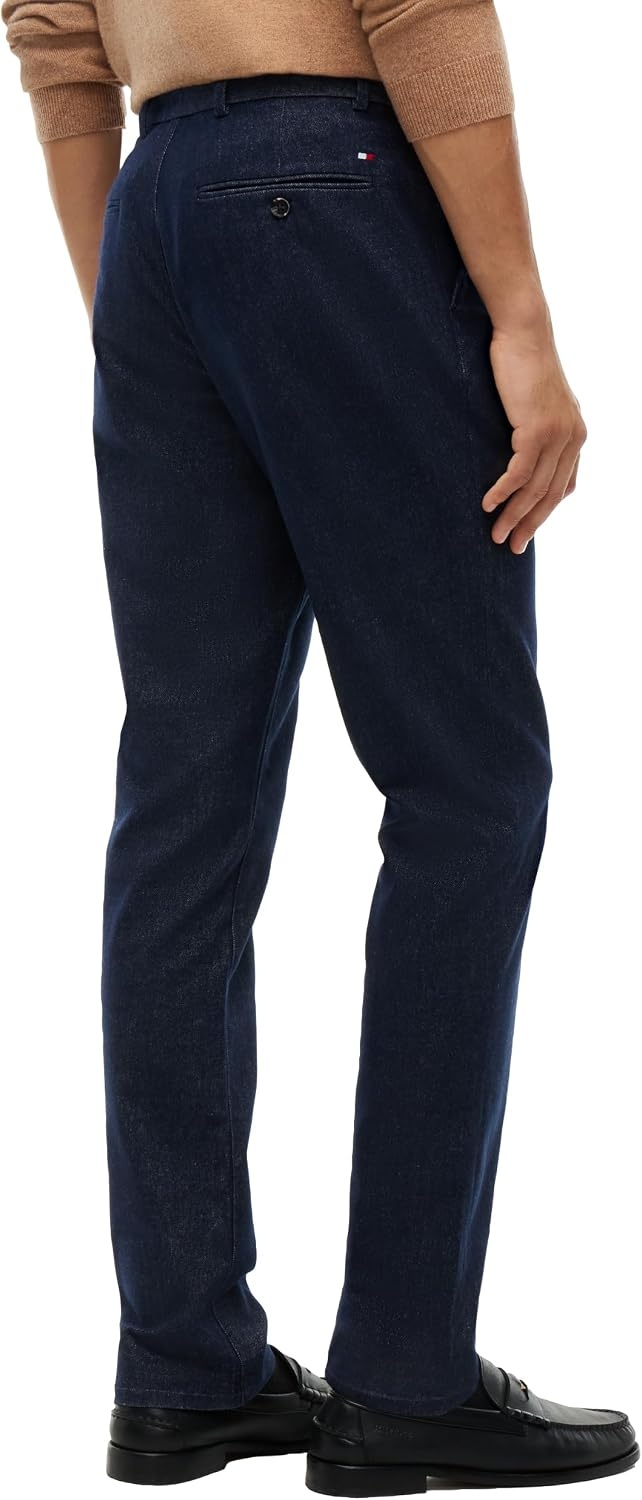 image:imageTommy Hilfiger Mens Casual Four Pocket Pants with Stretch in Straight FitNavy Blue