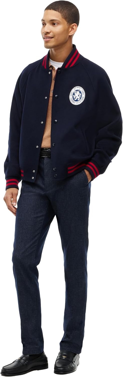 image:imageTommy Hilfiger Mens Casual Four Pocket Pants with Stretch in Straight FitNavy Blue