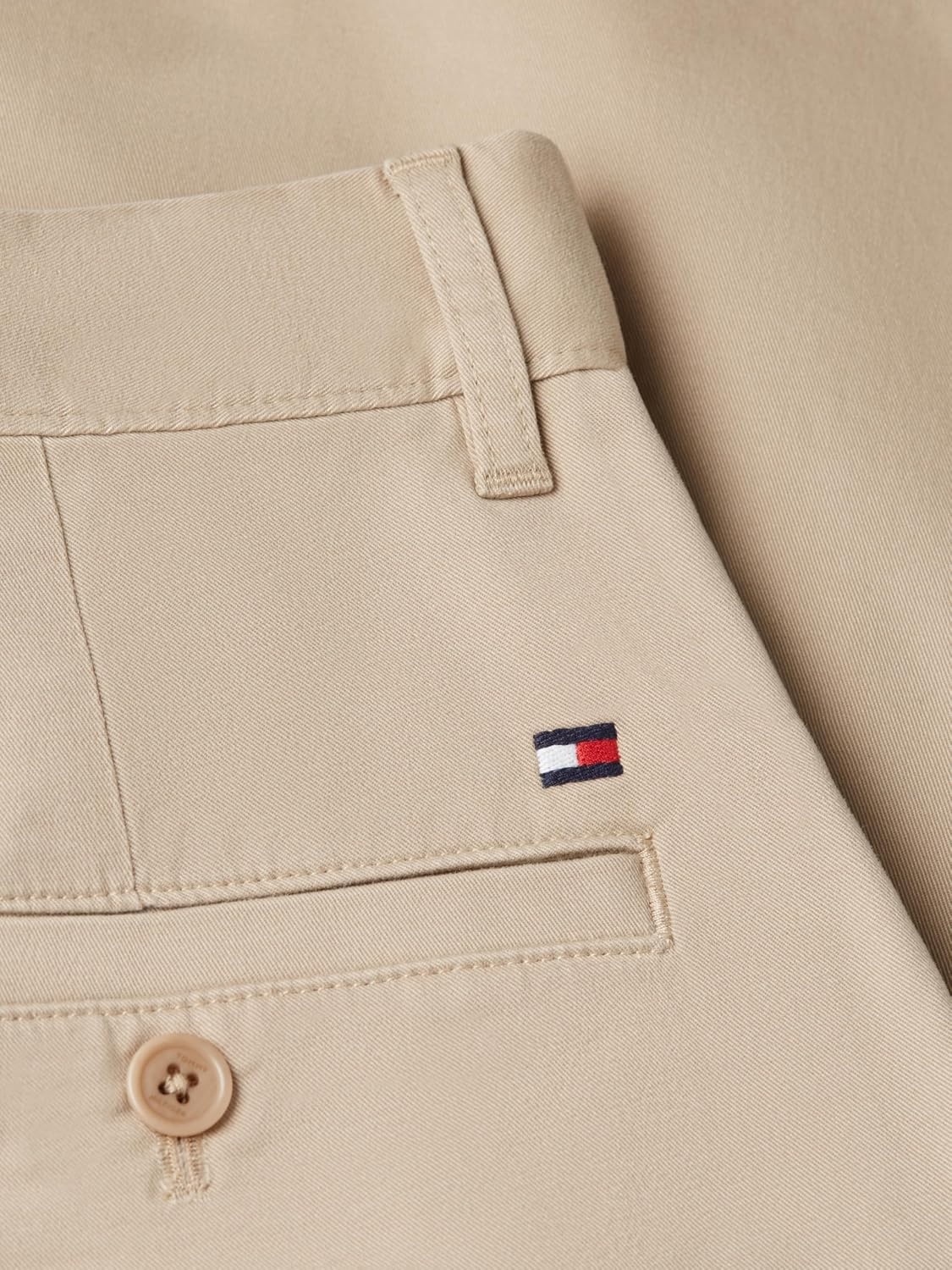 image:imageTommy Hilfiger Mens Causal Cotton Chino Pants with Stretch in Straight FitBatique Khaki