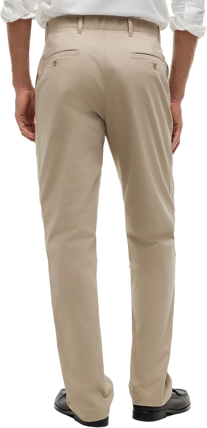 image:imageTommy Hilfiger Mens Causal Cotton Chino Pants with Stretch in Straight FitBatique Khaki