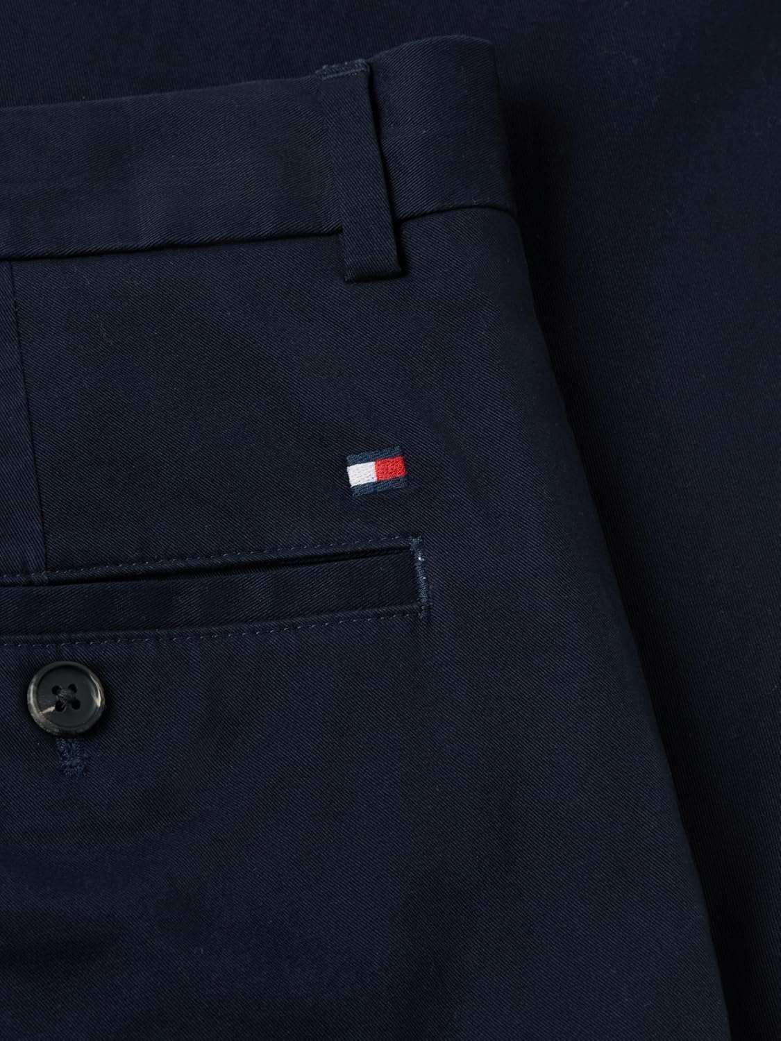 image:imageTommy Hilfiger Mens Causal Cotton Chino Pants with Stretch in Straight FitDesert Sky