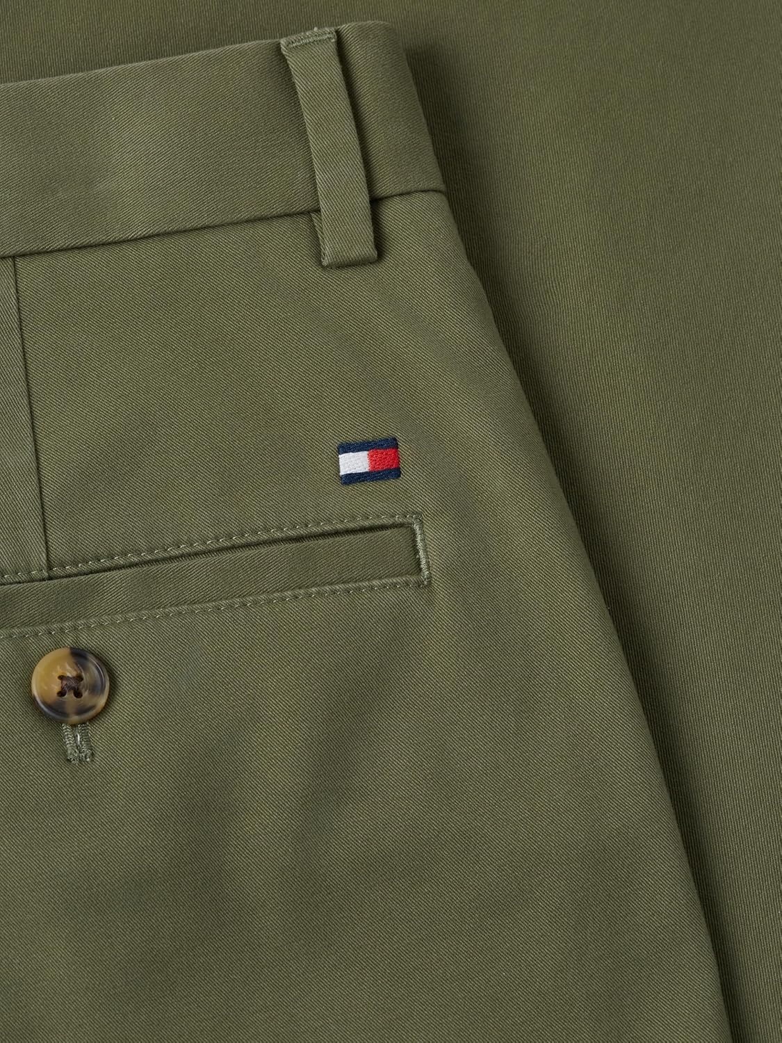 image:imageTommy Hilfiger Mens Causal Cotton Chino Pants with Stretch in Straight FitGhost Fern