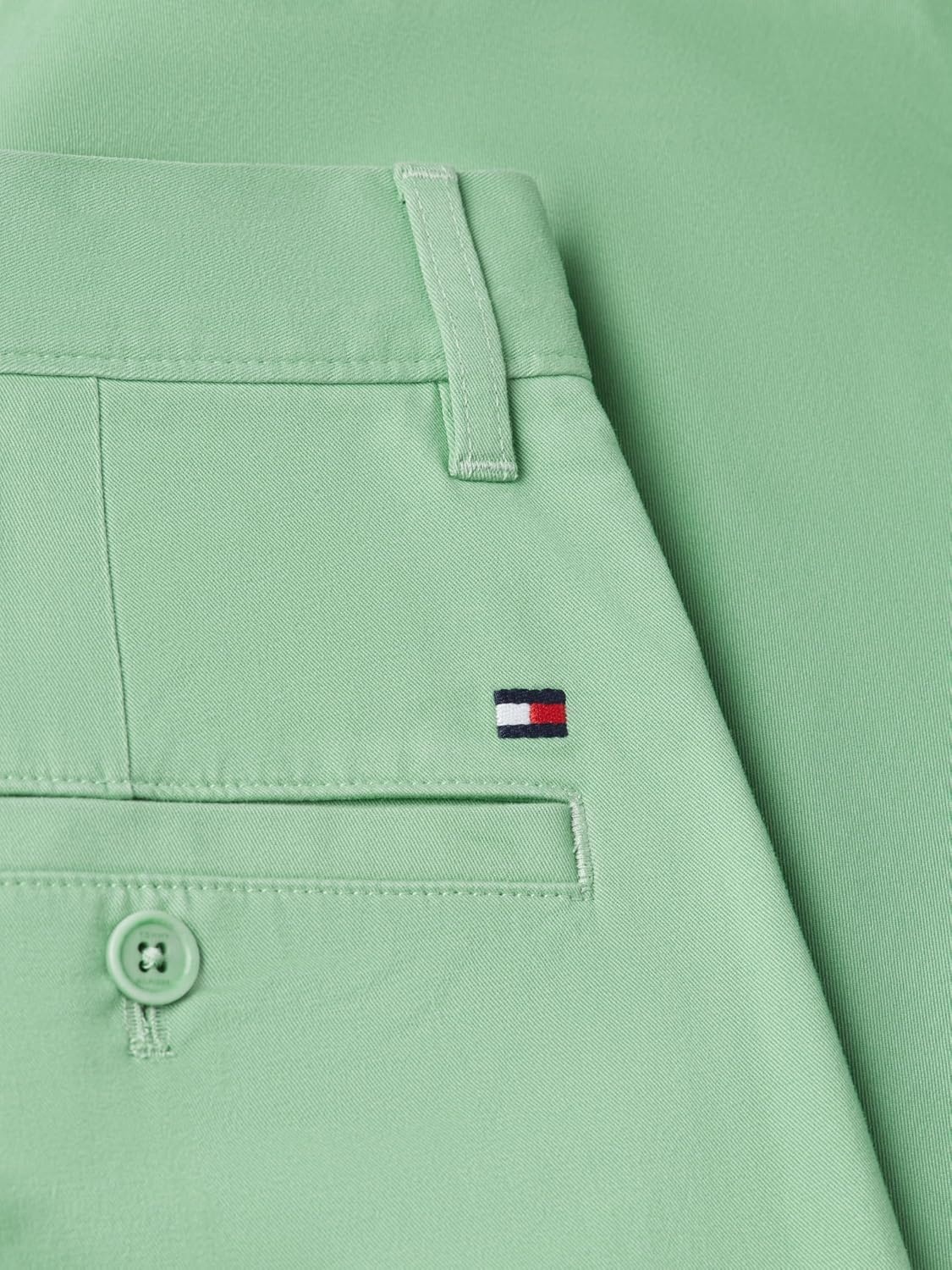 image:imageTommy Hilfiger Mens Causal Cotton Chino Pants with Stretch in Straight FitNordic Spruce