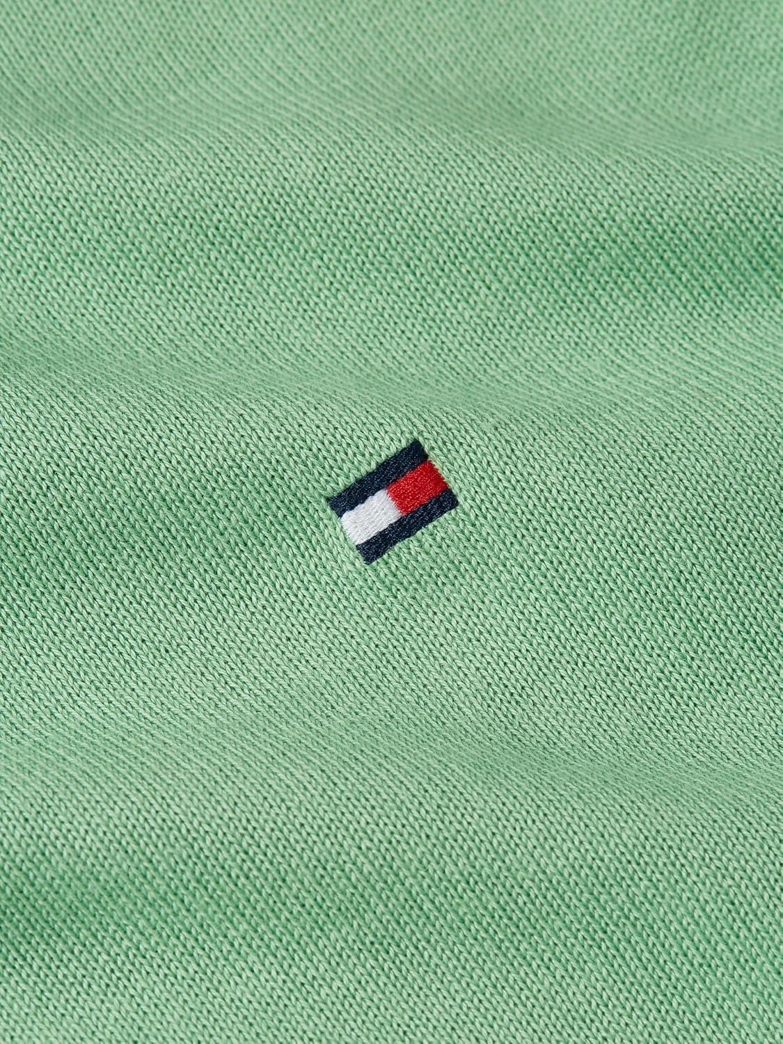 image:imageTommy Hilfiger Mens Cotton Solid Crewneck Sweater Lightweight Pullover Also Available in Big amp TallCut Grass