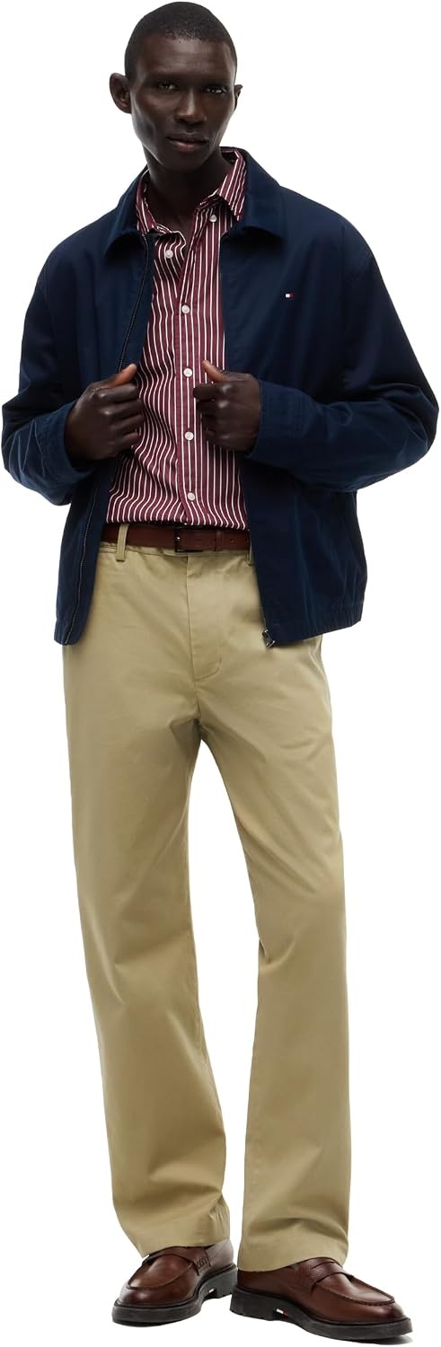 image:imageTommy Hilfiger Mens Lightweight Cotton Bomber JacketNavy Blue