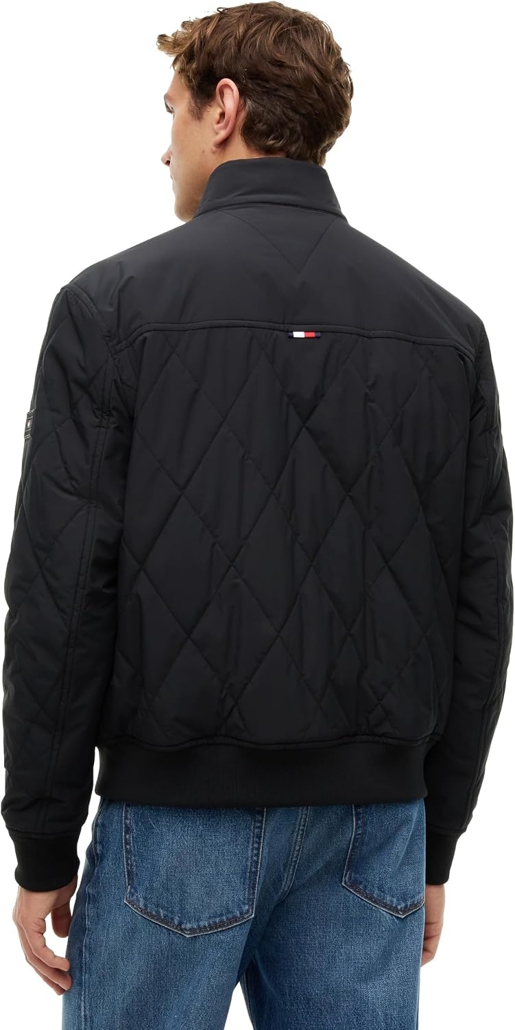 image:imageTommy Hilfiger Mens Lightweight Quilted Jacket Mens Packable JacketsBlack