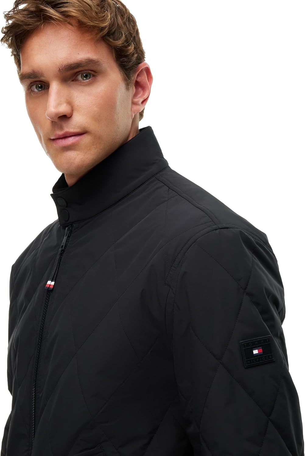 image:imageTommy Hilfiger Mens Lightweight Quilted Jacket Mens Packable JacketsBlack