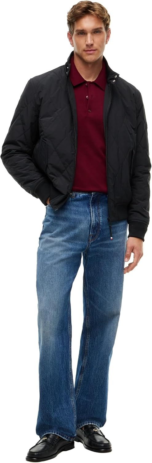 image:imageTommy Hilfiger Mens Lightweight Quilted Jacket Mens Packable JacketsBlack