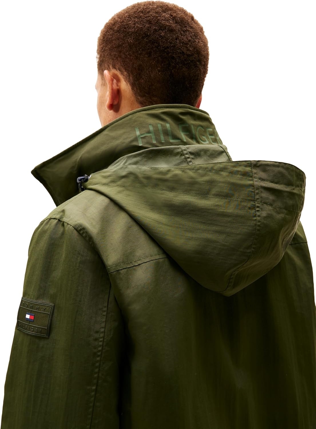 image:imageTommy Hilfiger Mens Lightweight Waterproof Regatta Bomber JacketArctic Spruce