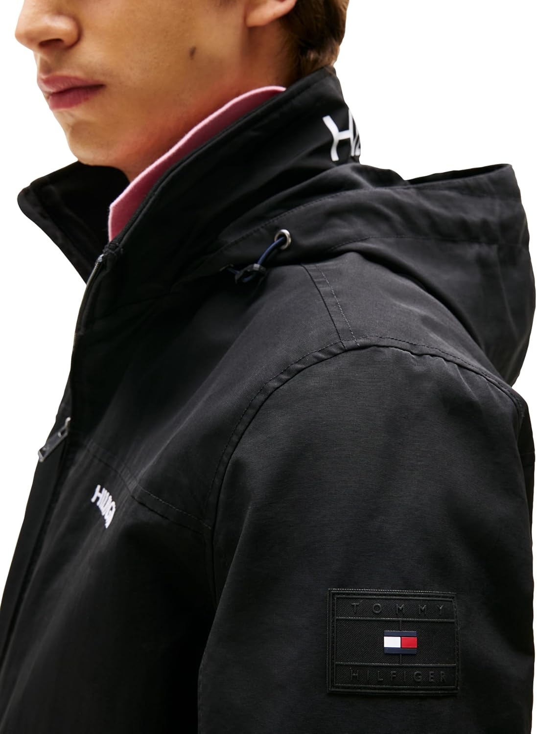 image:imageTommy Hilfiger Mens Lightweight Waterproof Regatta Bomber JacketBlack