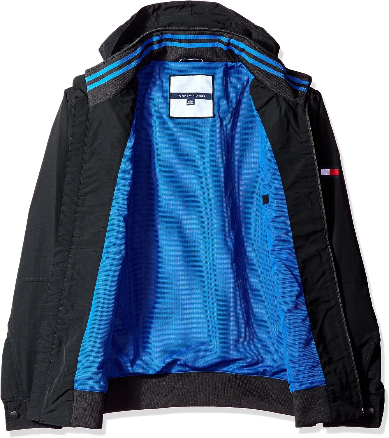 image:imageTommy Hilfiger Mens Lightweight Waterproof Regatta Bomber JacketBlack