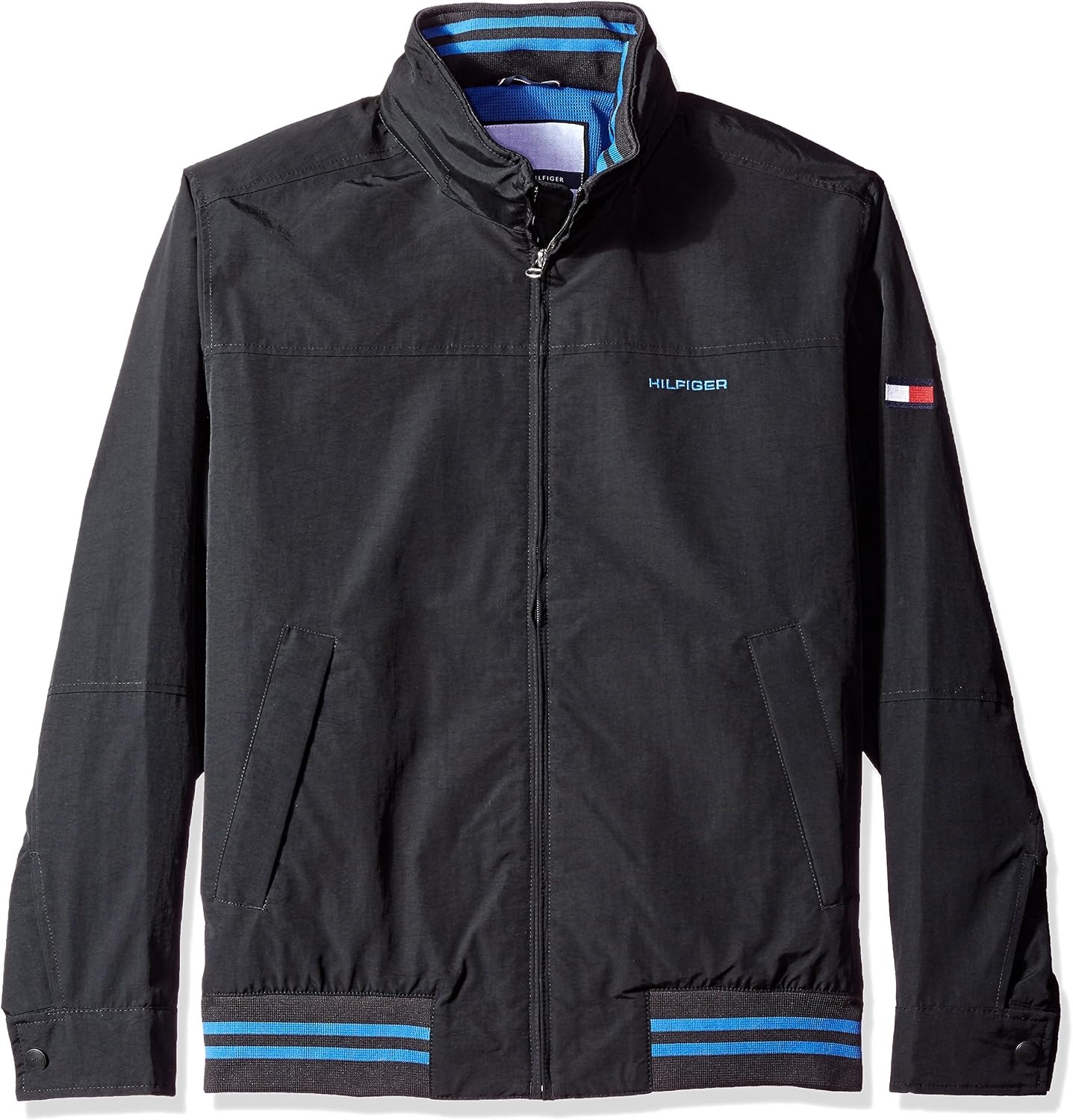 image:imageTommy Hilfiger Mens Lightweight Waterproof Regatta Bomber JacketBlack