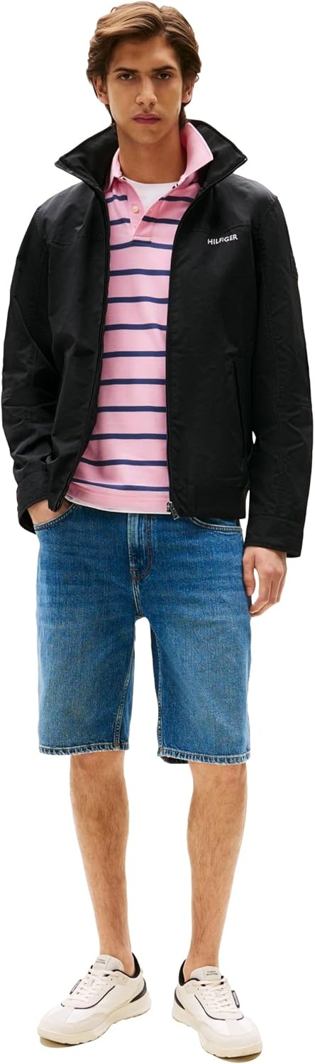 image:imageTommy Hilfiger Mens Lightweight Waterproof Regatta Bomber JacketBlack