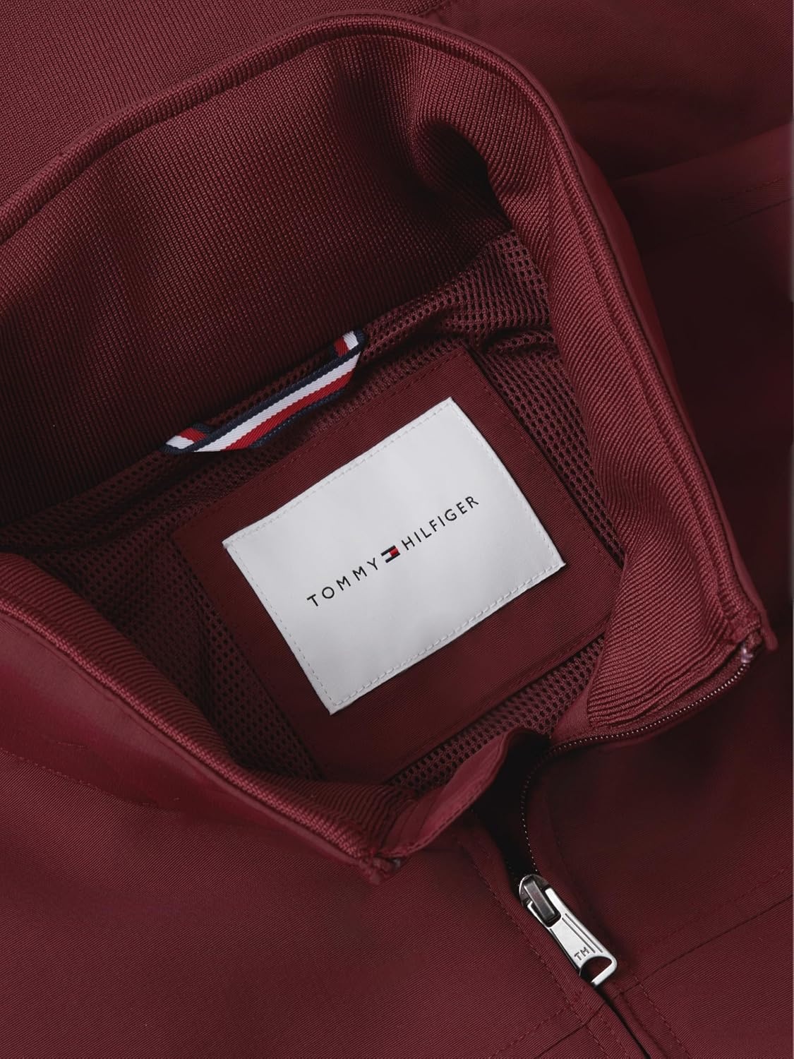 image:imageTommy Hilfiger Mens Lightweight Waterproof Regatta Bomber JacketBurgundy
