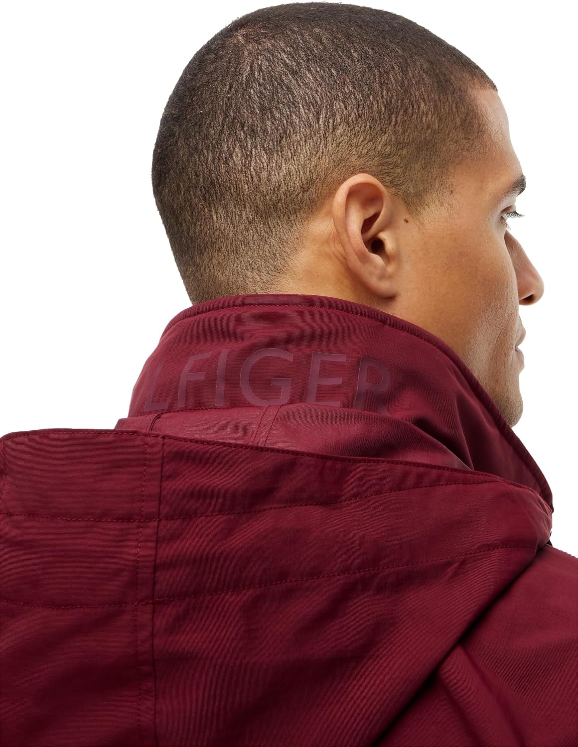 image:imageTommy Hilfiger Mens Lightweight Waterproof Regatta Bomber JacketBurgundy