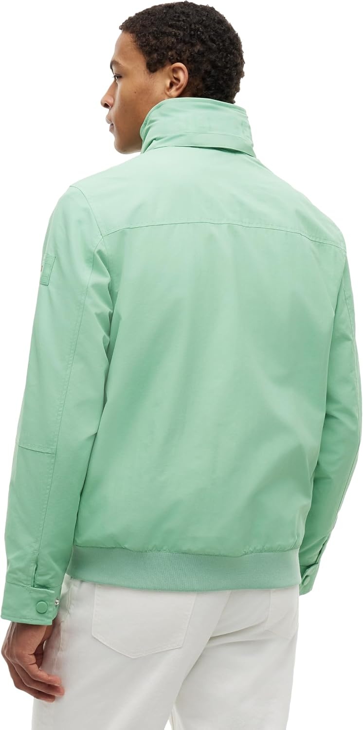 image:imageTommy Hilfiger Mens Lightweight Waterproof Regatta Bomber JacketCut Grass