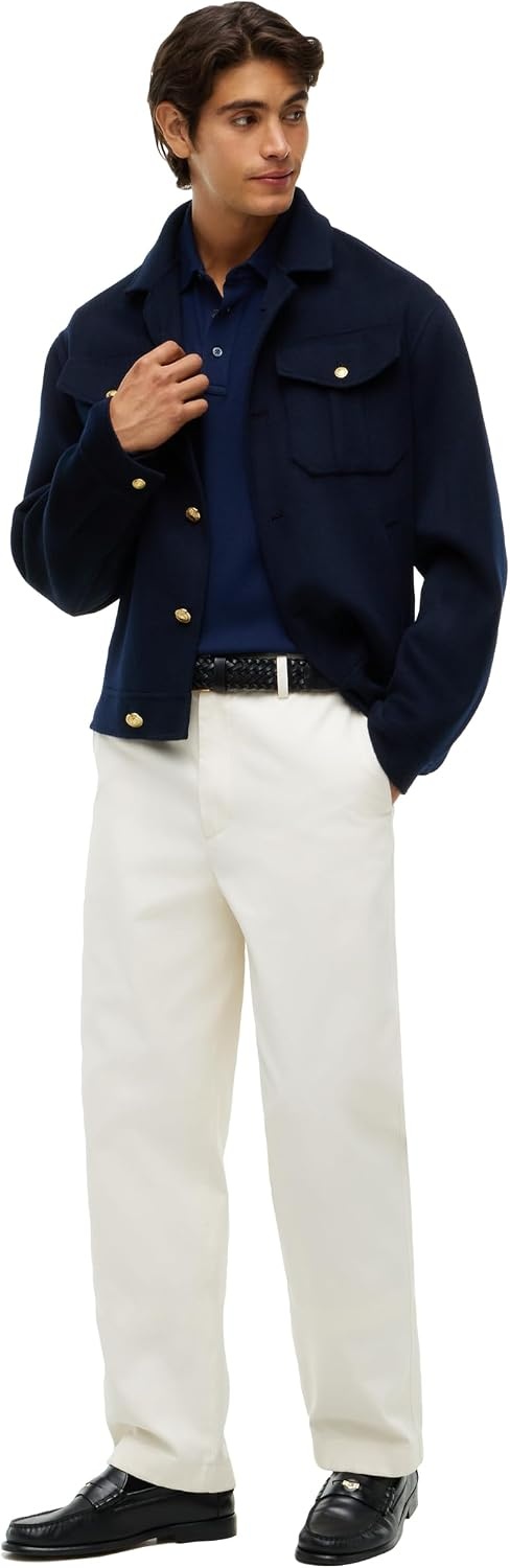 image:imageTommy Hilfiger Mens Long Sleeve Button Down Polo Shirt in Regular FitCarbon Navy