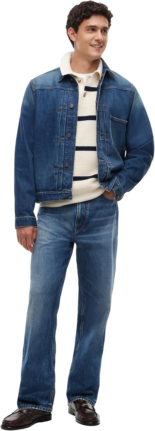 image:imageTommy Hilfiger Mens Long Sleeve Casual Cotton Waffled Rugby Polo ShirtIvory Petal Carbon Navy