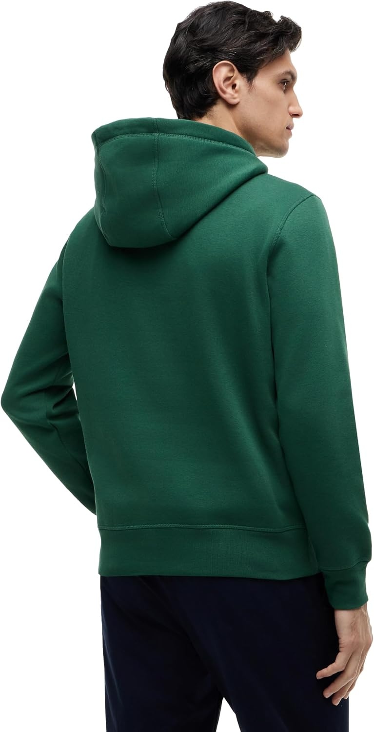 image:imageTommy Hilfiger Mens Medium Weight Fleece Hoodie Sweatshirt With Embroidered Logo Also Available in Big amp TallStreet Green