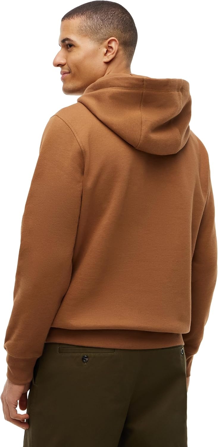 image:imageTommy Hilfiger Mens Medium Weight Fleece Hoodie Sweatshirt With Embroidered Logo Also Available in Big amp TallTimeless Tawny