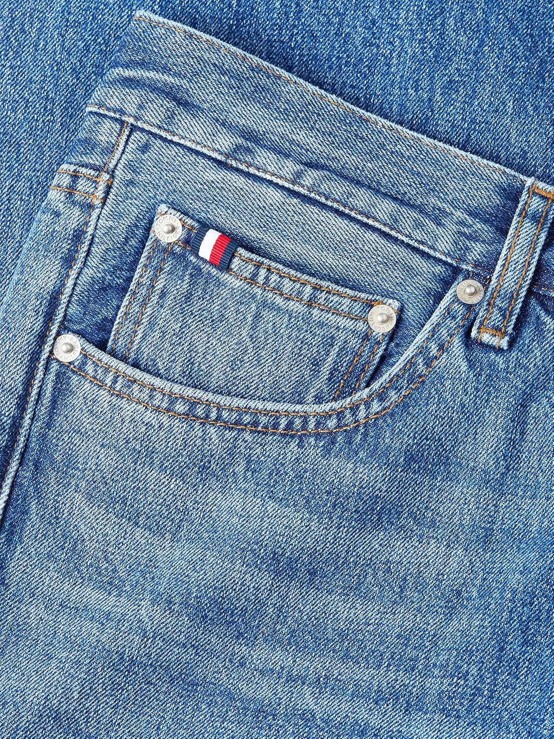 image:imageTommy Hilfiger Mens Regular Straight Jeans for MenBrian Blue