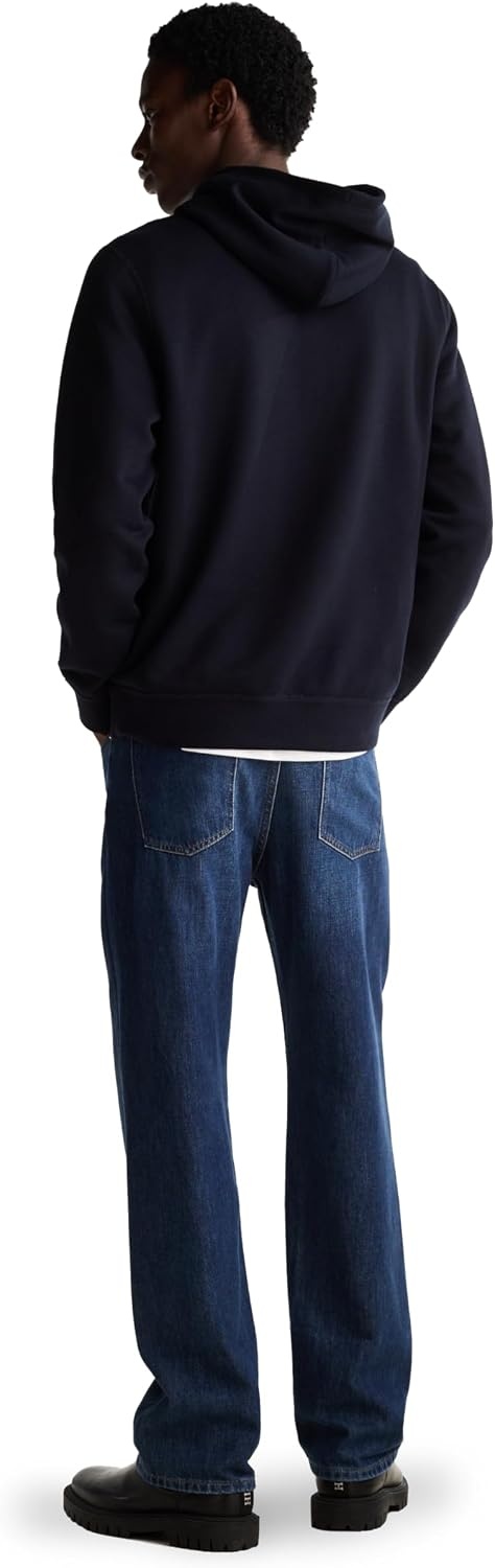 image:imageTommy Hilfiger Mens Ribbed Hoodie SweatshirtDesert Sky