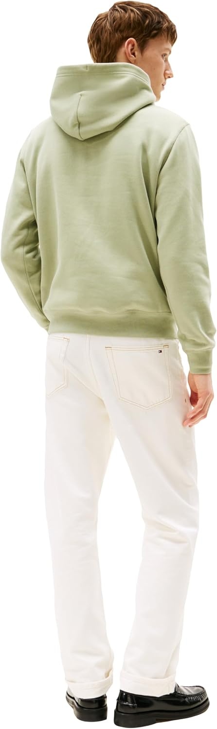 image:imageTommy Hilfiger Mens Ribbed Hoodie SweatshirtEarth Sage