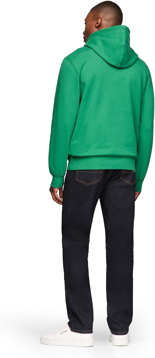 image:imageTommy Hilfiger Mens Ribbed Hoodie SweatshirtNouveau Green