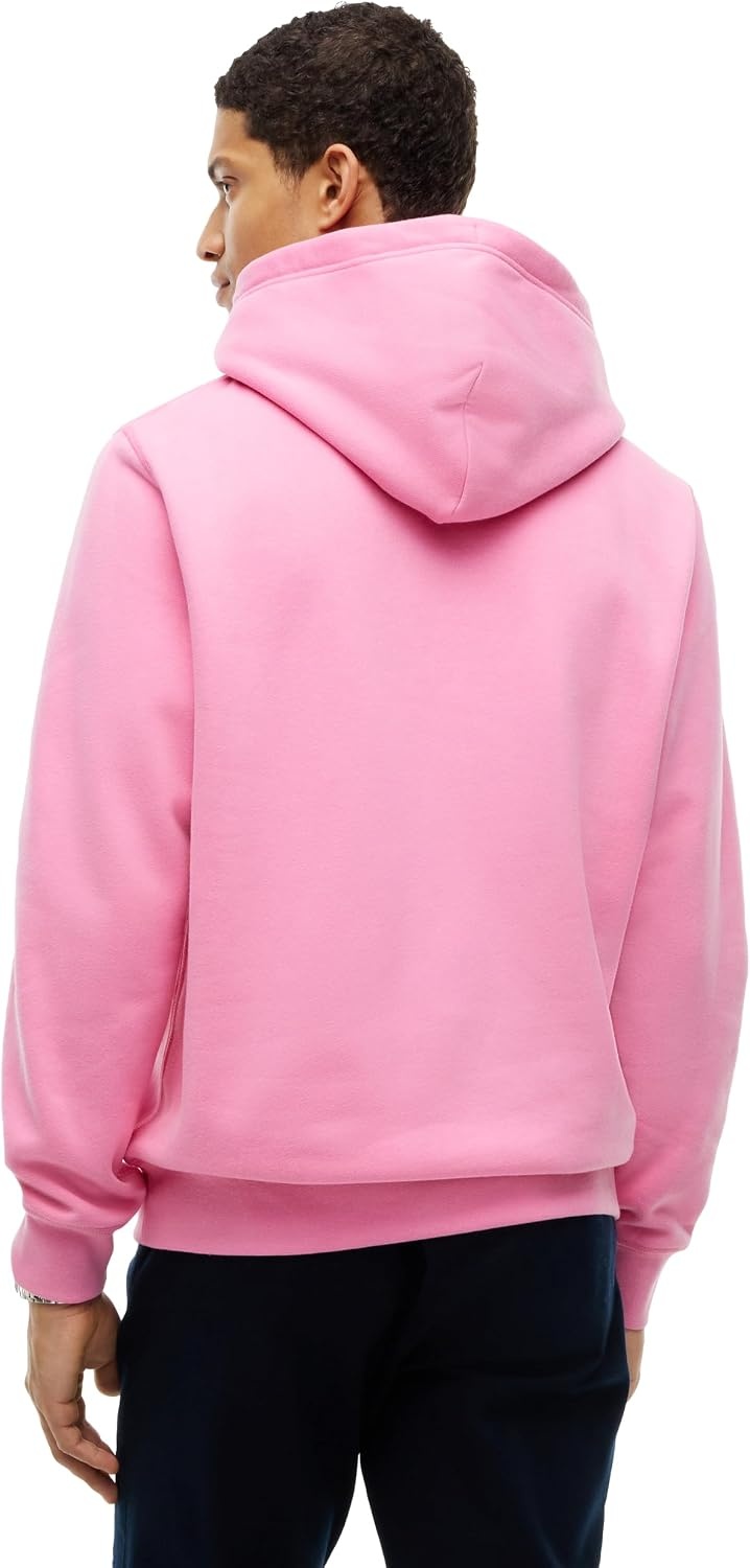 image:imageTommy Hilfiger Mens Ribbed Hoodie SweatshirtSynthetic Blush
