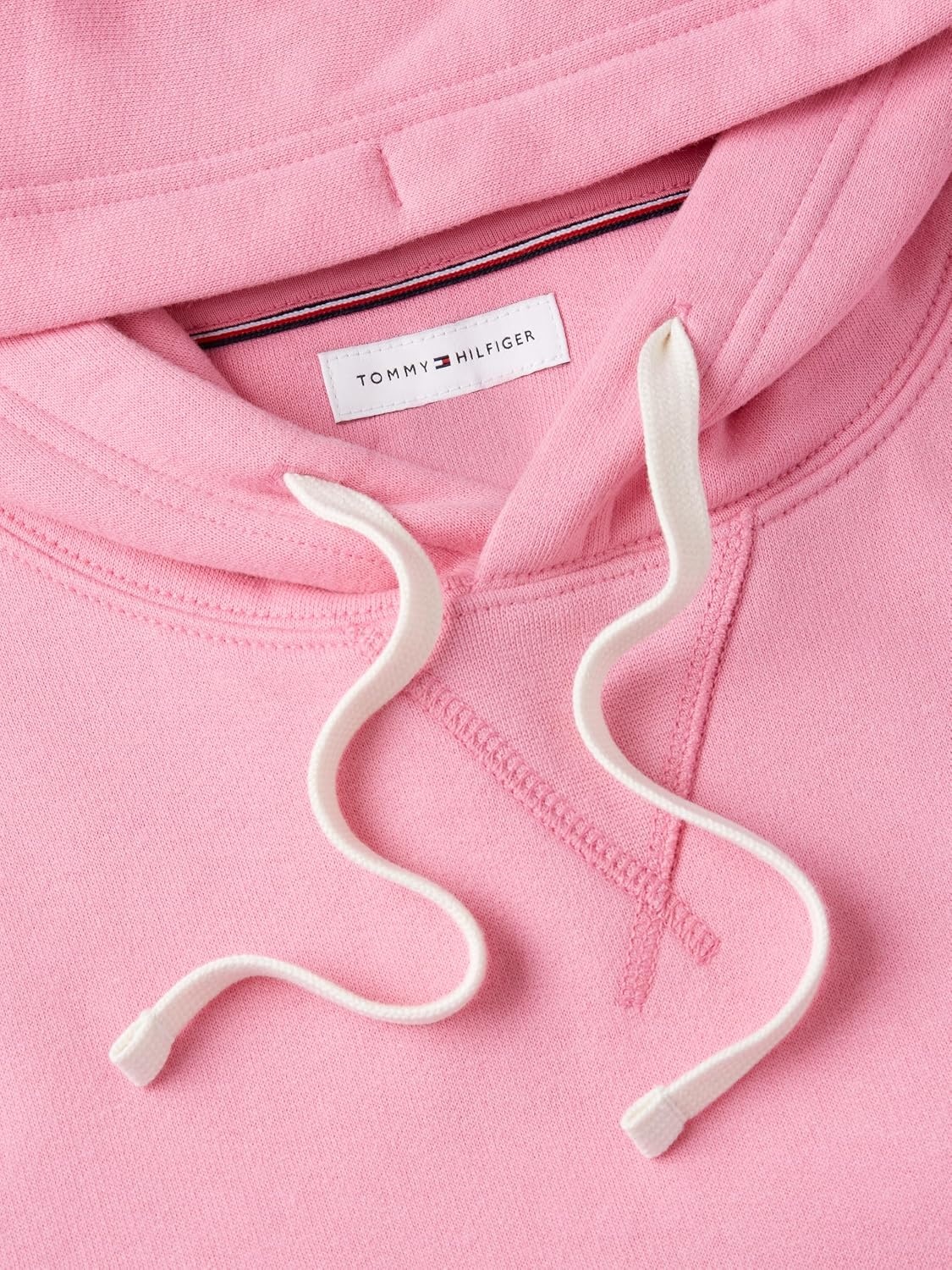 image:imageTommy Hilfiger Mens Ribbed Hoodie SweatshirtSynthetic Blush