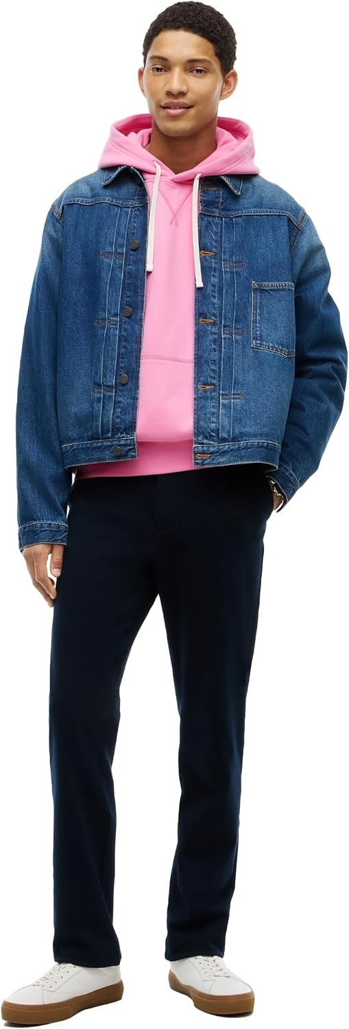 image:imageTommy Hilfiger Mens Ribbed Hoodie SweatshirtSynthetic Blush