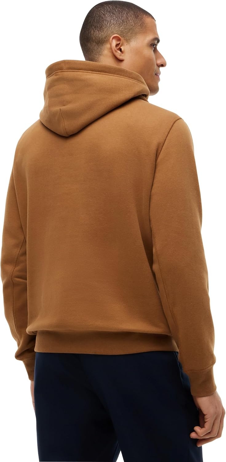 image:imageTommy Hilfiger Mens Ribbed Hoodie SweatshirtTimeless Tawny