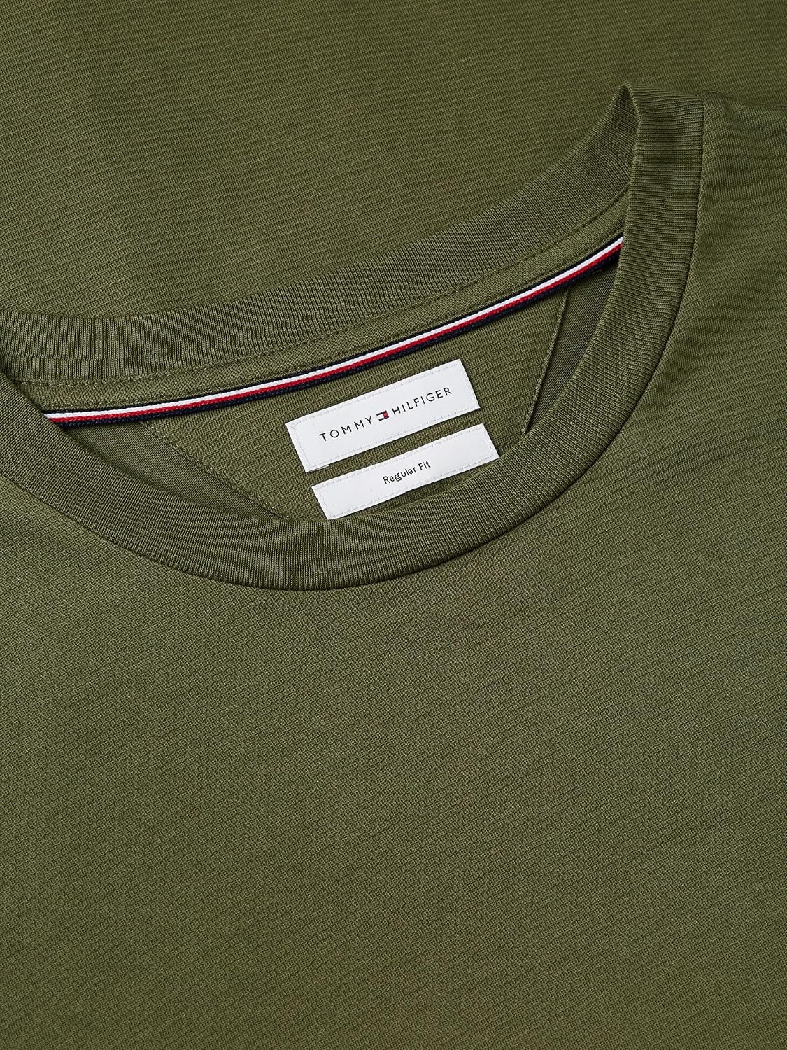 image:imageTommy Hilfiger Mens Short Sleeve Cotton Crewneck Back Graphic TShirtsHuntsman Green