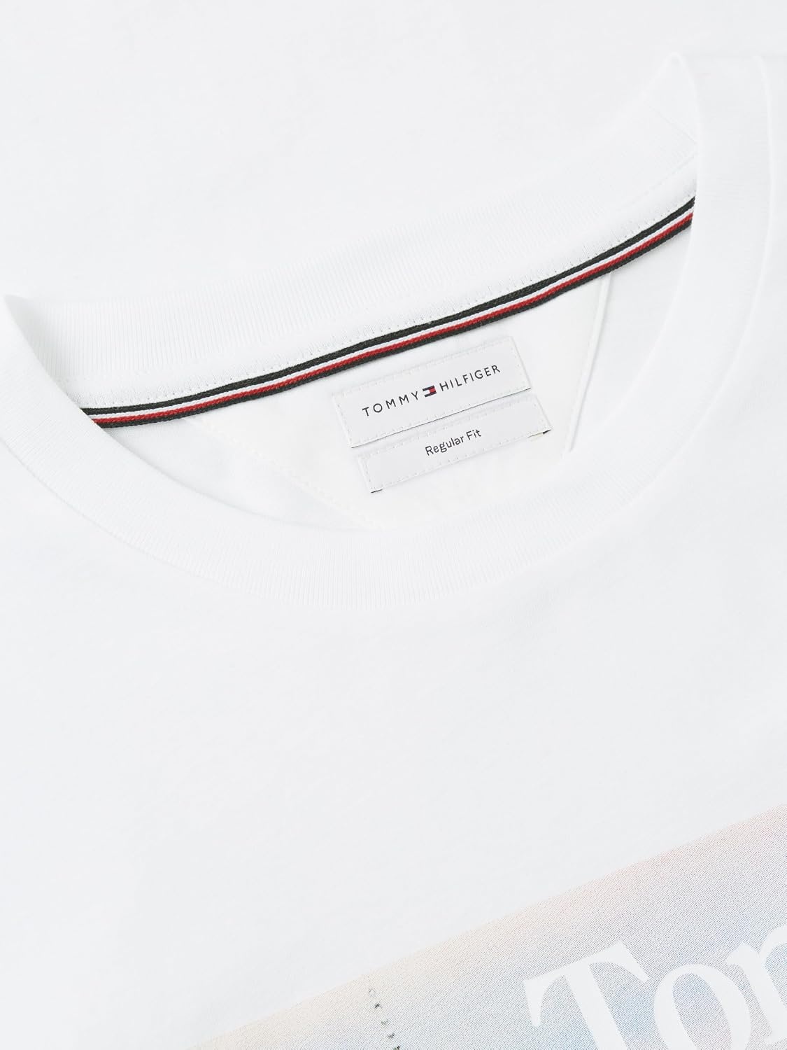 image:imageTommy Hilfiger Mens Short Sleeve Cotton Crewneck Photo Graphic TShirtsWhite