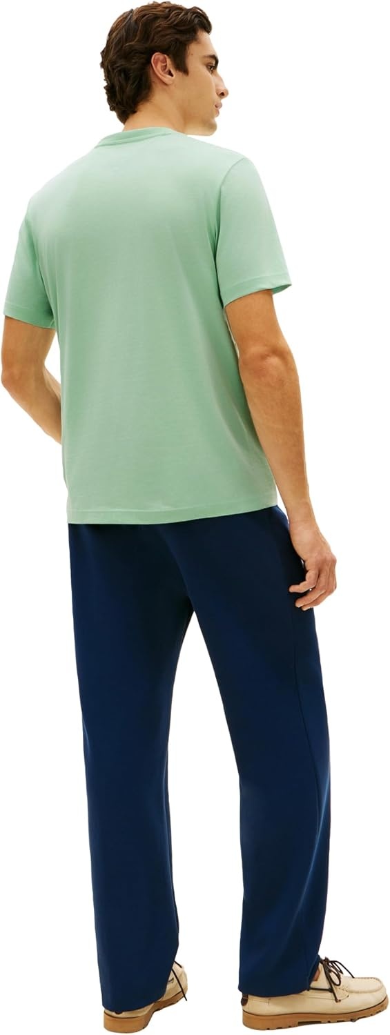 image:imageTommy Hilfiger Mens Short Sleeve Cotton Graphic TShirts with Signature Stripe Logo Also Available in Big amp TallCrushed Mint